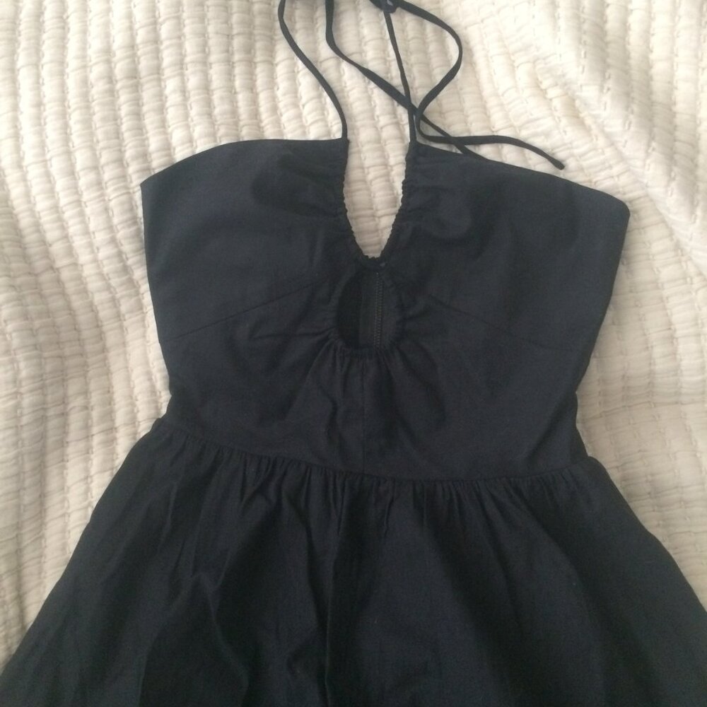 Reformation Stassie dress (size 2, black)